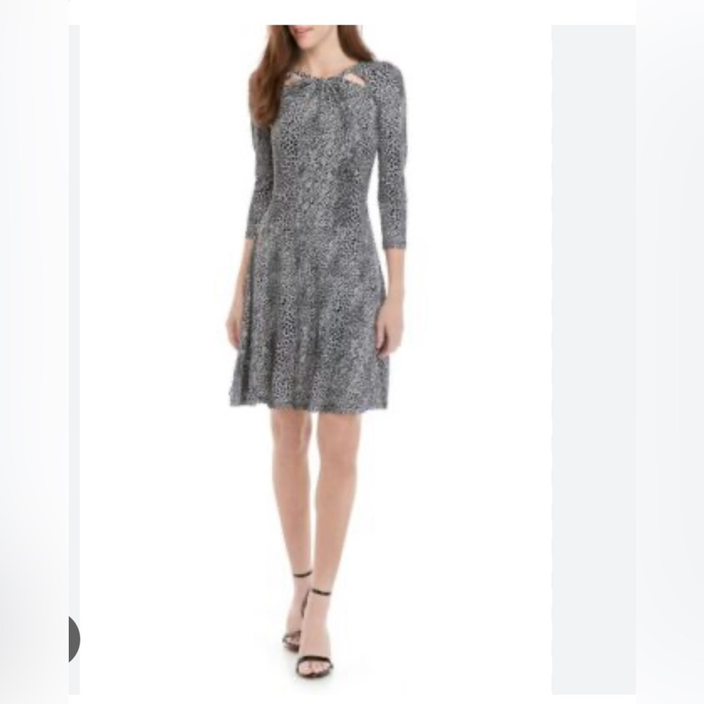 MICHAEL KORS  size L Elegant Black and White Women's Dress